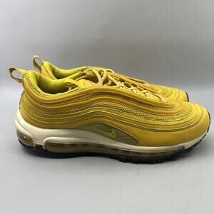 Nike Air Max 97 Running Shoes Women Size 8 Mustard Yellow Comfort Low Sneakers